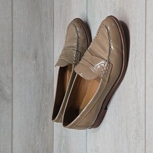 Ralph Lauren Women Barrett Leather Loafer Slip on shoes sz 7.5B